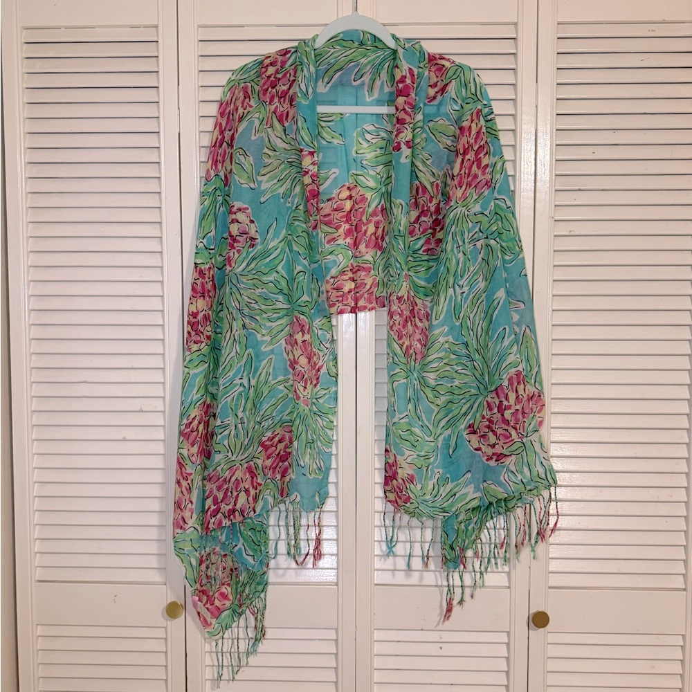 Lilly Pulitzer Murfee Scarf in “Spike the Punch”